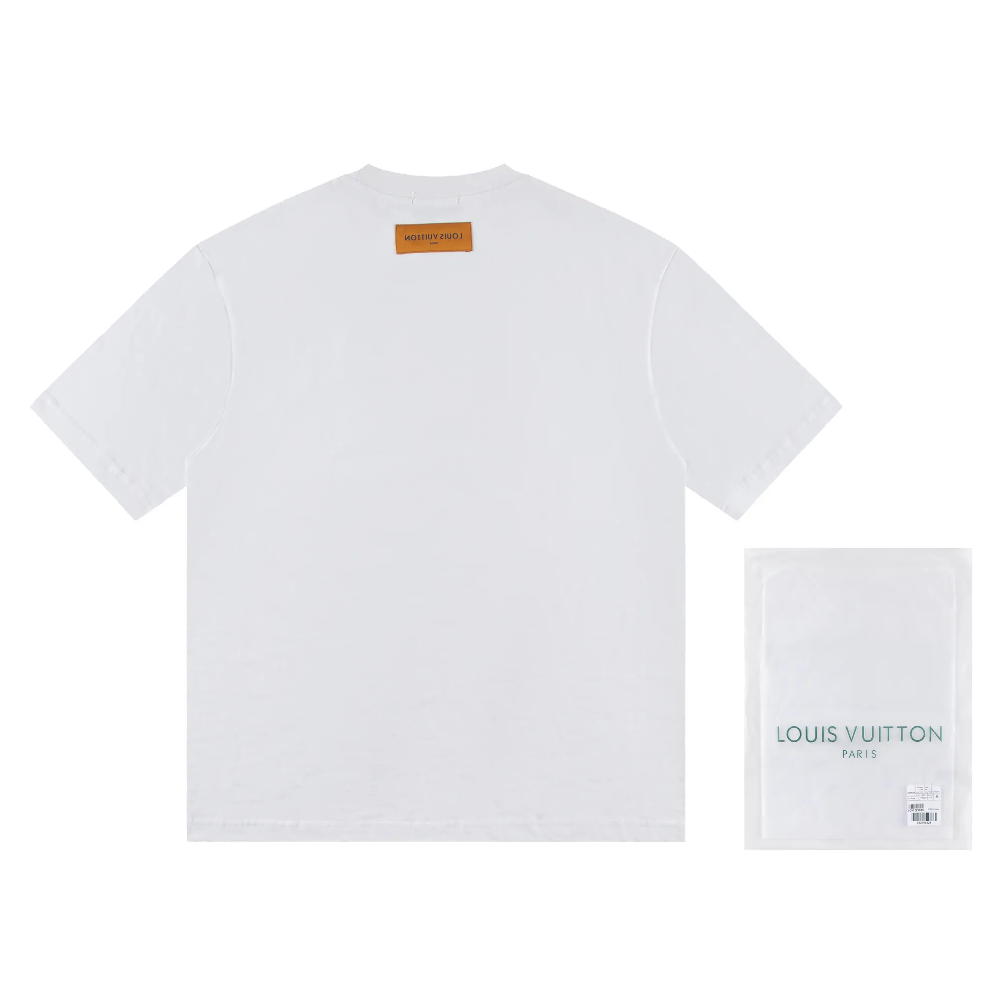 🅿️180 louis vuitto*2026 latest short-sleeved T-shirt (hot diamond) Material: Made of high version 300g double yarn combed cotton Size: S M L XL Color: black white Style number: W2652